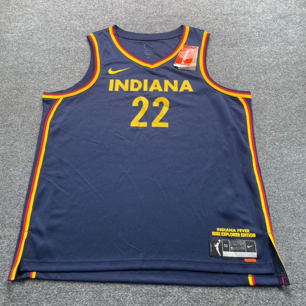 Nike Caitlin Clark Indiana Fever Jersey Womens XL Navy Blue Explorer DJ4568-422